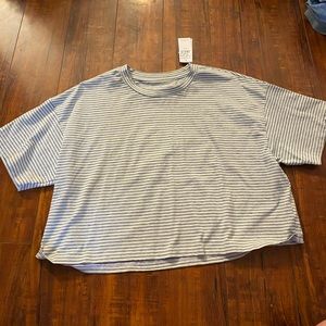 American Eagle Striped Crop Top!
